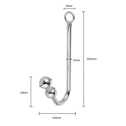 Anal Hooks Hook with and Cuffs Anal Beaded Elegant Collar 5334 0809